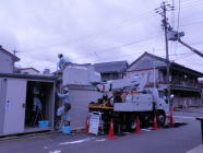 ���É��@�q�ɓd���������ݔz���H���摜