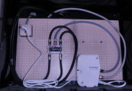 ���É��@�n�f�WBS�A���e�i��t���ݒu�H���摜