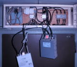 ���É��@�n�f�WBS�A���e�i��t���ݒu�H���摜